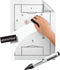 Whiteboard folie, b: 60 cm, l: 80 cm, 25 vellen, wit