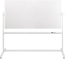 Whiteboard Lega verrijdbaar 100x200cm magnetisch emaille