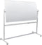 Whiteboard Lega verrijdbaar 100x200cm magnetisch emaille