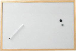 Whiteboard maul 30x40cm frame hout