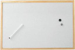 Whiteboard maul 40x60cm frame hout