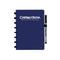 Whiteboard notitieblok / schrift - Correctbook - A5 - Gelijnd - Blauw