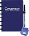 Whiteboard notitieblok / schrift - Correctbook - A5 - Gelijnd - Blauw