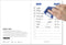 Whiteboard notitieblok / schrift - Correctbook - A5 - Gelijnd - Roze