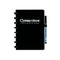Whiteboard notitieblok / schrift - Correctbook - A5 - Gelijnd - Zwart