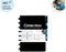 Whiteboard notitieblok / schrift - Correctbook - A5 - Gelijnd - Zwart