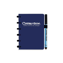 Whiteboard notitieblok / schrift - Correctbook - A6 - Gelijnd - Blauw