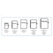 Whiteboard notitieblok / schrift - Correctbook - A6 - Gelijnd - Blauw