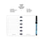 Whiteboard notitieblok / schrift - Correctbook - A6 - Gelijnd - Geel