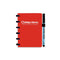 Whiteboard notitieblok / schrift - Correctbook - A6 - Gelijnd - Rood