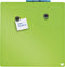 Whiteboard tegel nobo 36x36cm groen gelakt | 8 stuks