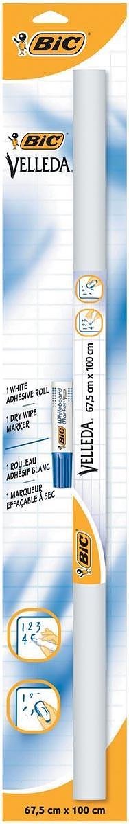 Whiteboardfolie Velleda 67cmx1meter Rol