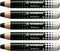 Whiteboardpotlood stabilo markdry 648/46 zwart | 5 stuks