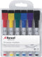 Whiteboardstift Rexel mini assorti | 6 stuks