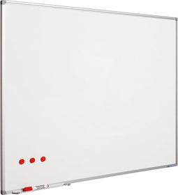 Whitebord 60 x 90cm wit geëmailleerd staal