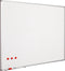 Whitebord 90 x 120cm wit geëmailleerd staal