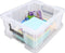 Whitefurze - Allstore Opbergbox Afsluitbaar 24 liter - Polypropyleen - Transparant