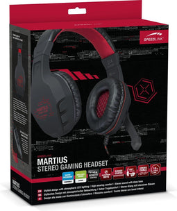 Speedlink MARTIUS - Gaming headset - Draad - Stereo - Zwart