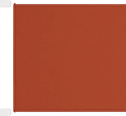 vidaXL - Luifel - verticaal - 60x360 - cm - oxford - stof - terracottakleurig