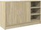 vidaXL - Wastafelkast - 90x29x55 - cm - bewerkt - hout - sonoma - eikenkleurig