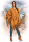 Boland - Poncho Bohemian (one size) - Volwassenen - Indiaan - Cowboy - Indiaan