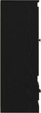 vidaXL - Hoge - kast - Zwart - Eiken - 36x35,5x103,5 - cm - Gelaagd - Hout