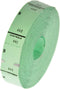 ROL 10000 TICKETS - Ticketrol 1000x10 stuks - Groen (10 rollen)