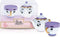 Belle en het Beest Duo Lipgloss Aardbeismaak en Druivensmaak -9cm x 6cm x 6cm - Lipbalsem - Lippenbalsem - Kinder Make up - Mrs Potts - Chip - Belle and the Beast