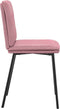vidaXL - Eetkamerstoelen - 2 - st - fluweel - roze
