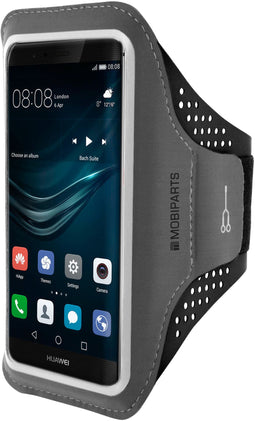 Mobiparts Huawei P9 - Comfort Fit Sport Armband - Lichtgewicht ademend materiaal - Zwart