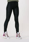 Object Objbelle MW Coated Leggings - Dames Legging met knipbare lengte - Zwart