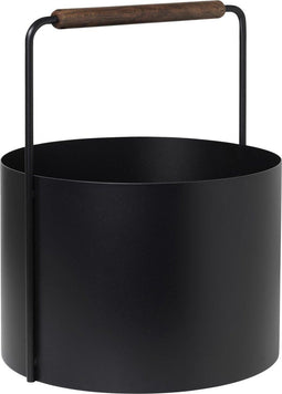 Blomus ASHI Haardhoutmand - H 45 cm Ø 35 cm - Bruin Eiken