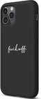 iPhone 11 Pro Hoesje Siliconen - iMoshion Design hoesje - Zwart / Fuck Off