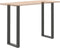 vidaXL - Salontafelpoten - 2 - st - U-vormig - 40x(110-111) - cm - staal - antraciet