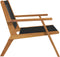 vidaXL - Ligbedden - 2 - stuks - Zwart - 76x67x73,5 - cm - Massief - Acaciahout