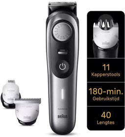 Braun Series 9 BT9440 - Baardtrimmer - 40 lengte-instellingen - 180 min draadloos gebruik