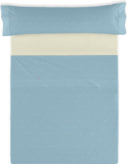 Set beddengoed Alexandra House Living Cuca Blauw Bed van 180 4 Onderdelen