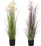 Decoratieve plant DKD Home Decor Metaal Oranje Bordeaux PVC Lelies (25 x 25 x 88 cm) (2 Stuks)