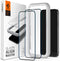 Spigen Glas tR ALM FC (2 Pack) + Frame screenprotector geschikt voor iPhone 12 Pro Max - zwart
