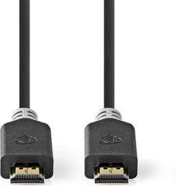 Nedis Premium - High Speed HDMI-Kabel met Ethernet - 4K@60Hz 18 Gbps 5 m Antraciet