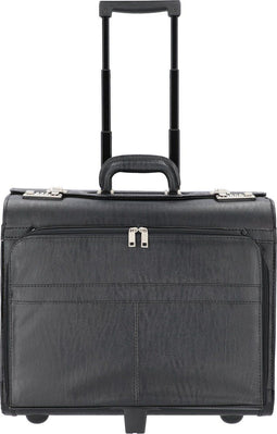 Alassio pilotenkoffer - SAN REMO - zwart - kunstleer - JU-45030