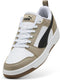 PUMA Rebound v6 Low - Unisex Sneakers - SoftFOAM+ - PUMA White-PUMA Black-Ice Coffee