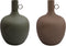 Vaas DKD Home Decor Aluminium Stads (27 x 27 x 43 cm) (2 Stuks)