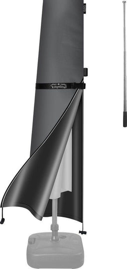 Kingsleeve Parasolhoes Ø350cm - Weerbestendig Robuust - Grijs