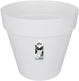 Elho Loft Urban Rond 60 - Grote Bloempot - Waterreservoir - 100% Gerecycled Plastic - Ø 58.0 x H 54.0 cm - Wit