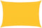 vidaXL - Zonnezeil - 160 - g/m² - 2,5x3,5 - m - HDPE - geel