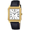 Casio Collection MTP-B190GL-7BVEF - Horloge - Leer - Zwart - Ø 32.5 mm
