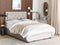 LIEVIN - Bed met opbergruimte - Beige - 140 x 200 cm - Fluweel