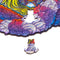 UNIDRAGON Houten Puzzel Voor Volwassenen Dier - Uitstralende Wasbeer - 105 stukjes - Small 18x24 cm