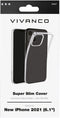 Vivanco iPhone 13 - Soft Case - Ultra dun TPU - Transparant
